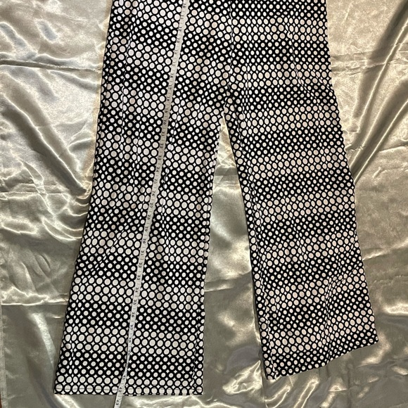 Button Up Printed Long Wide Leg Pant jumpsuit size L - Picture 5 of 7